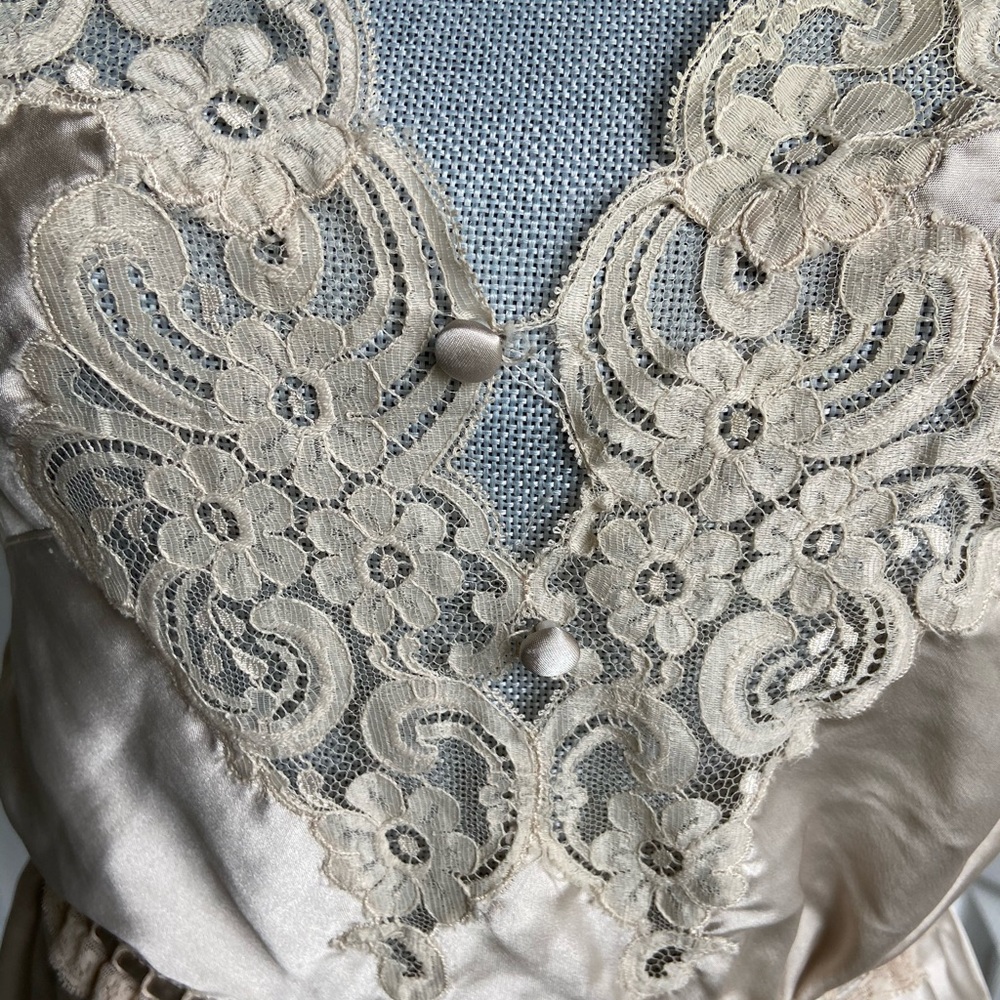 SOLD VINTAGE DIOR Lingerie Romper lace Slip - Picture 3 of 10